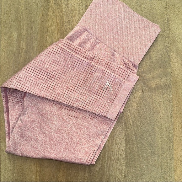 Dusty Pink Gymshark leggings size m energy + seamless - Picture 6 of 8